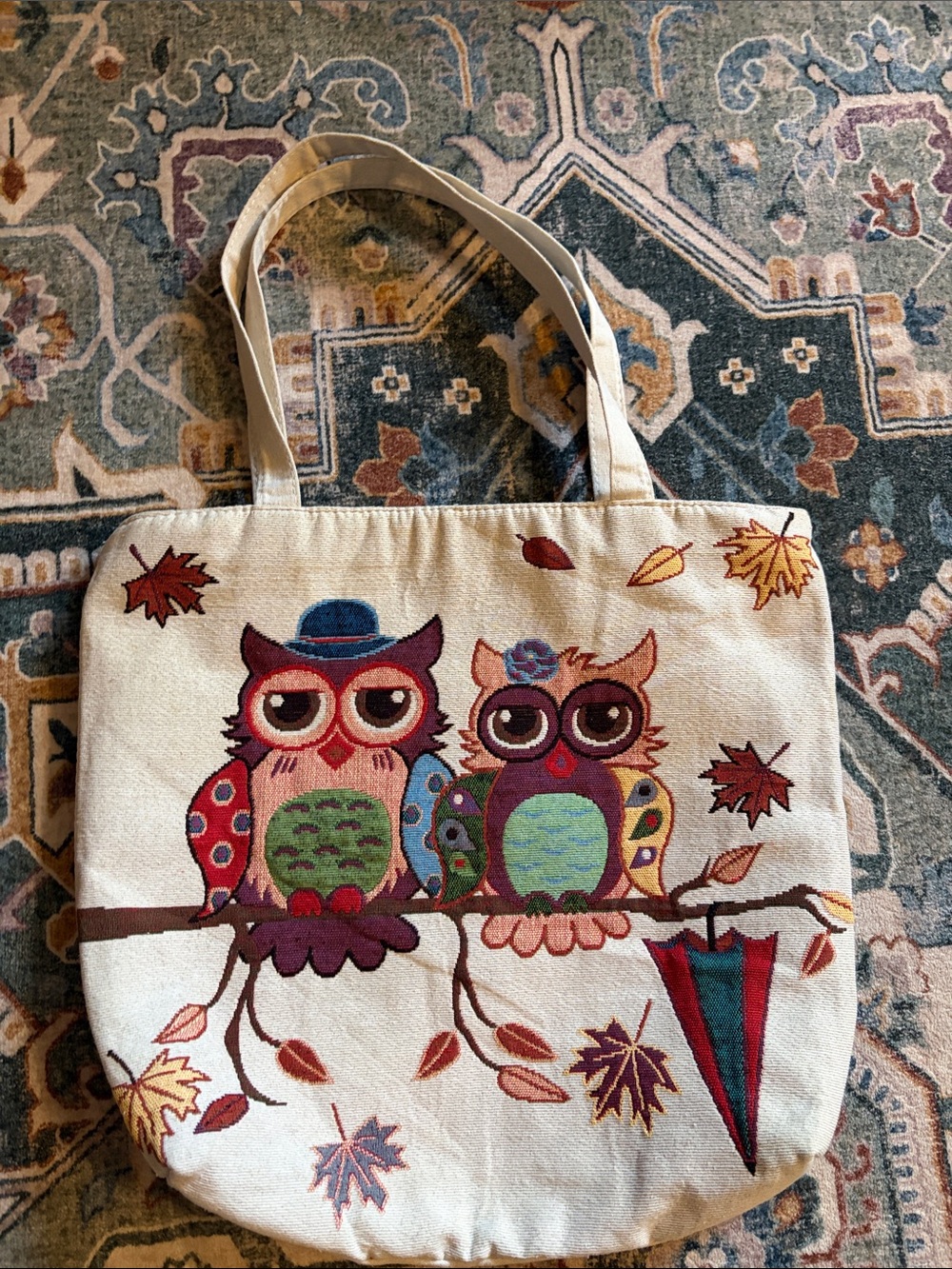 Whoo?? Wants this adorable tote?  Canvas Embroidered Owl Fall Tote Bag, Zippered